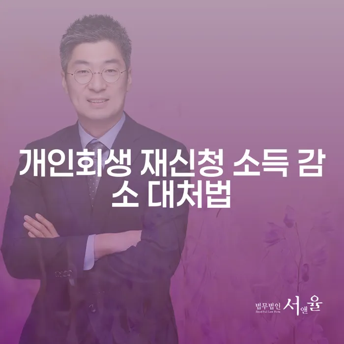 개인회생 재신청, 소득 감소에 어떻게 대처할 수 있을까요?